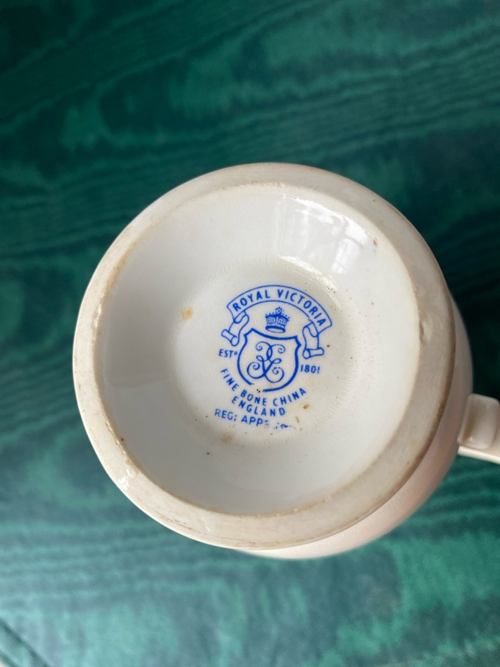 Mid 20th Century Royal Victoria Fine Bone China Coffee Cup Rov1 Pattern
